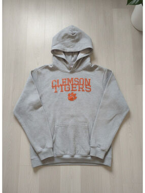 GEN2 Clemson Tigers Gray Pullover Hoodie Size L